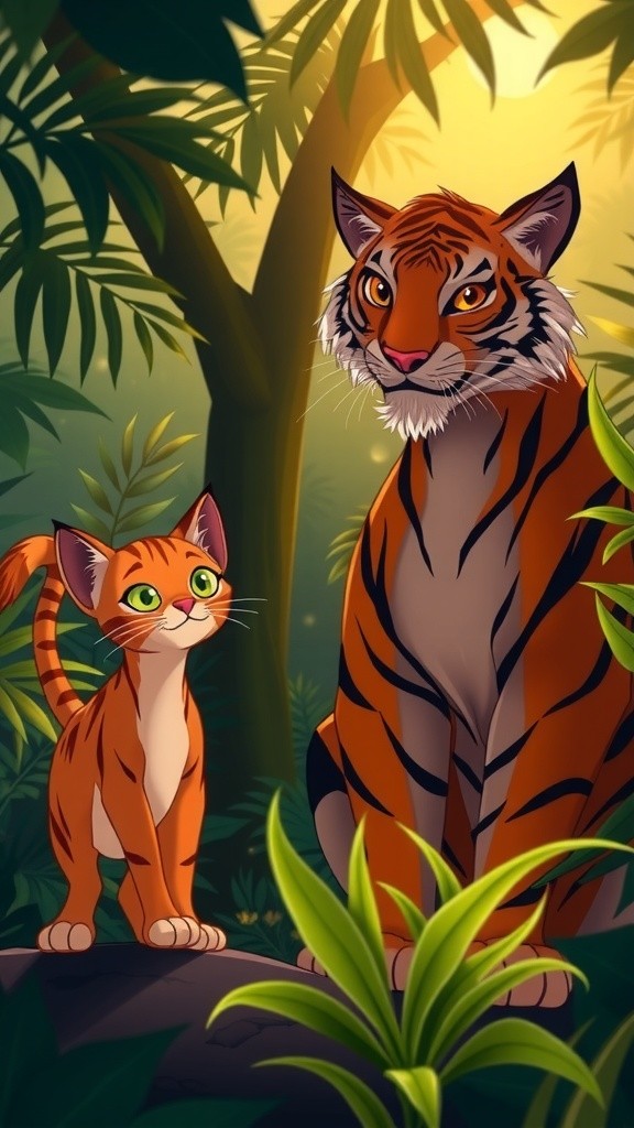 Jungle Showdown: Cat, Tiger & Duck Clash!