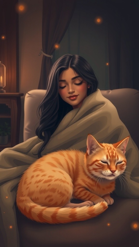 بلی کا کمبل پر قبضہ!