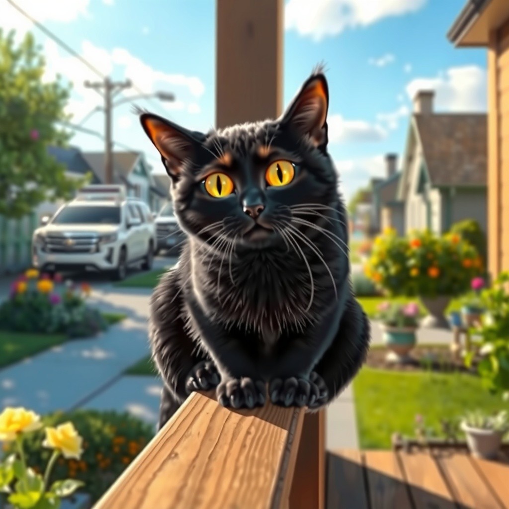 The Old Lady and the Stray Cat Family