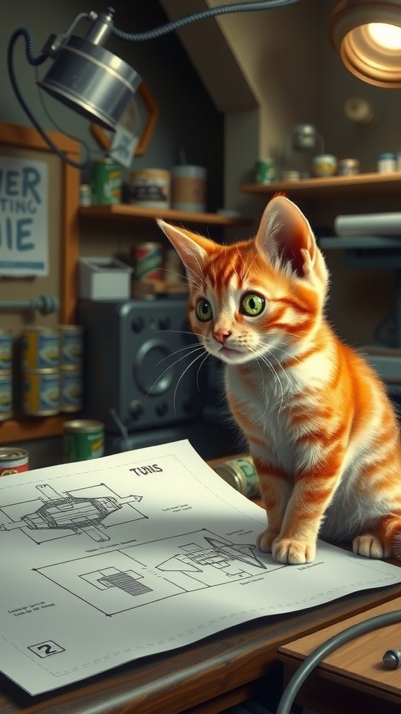 The Whiskered Pharaoh: Time-Traveling Tails!