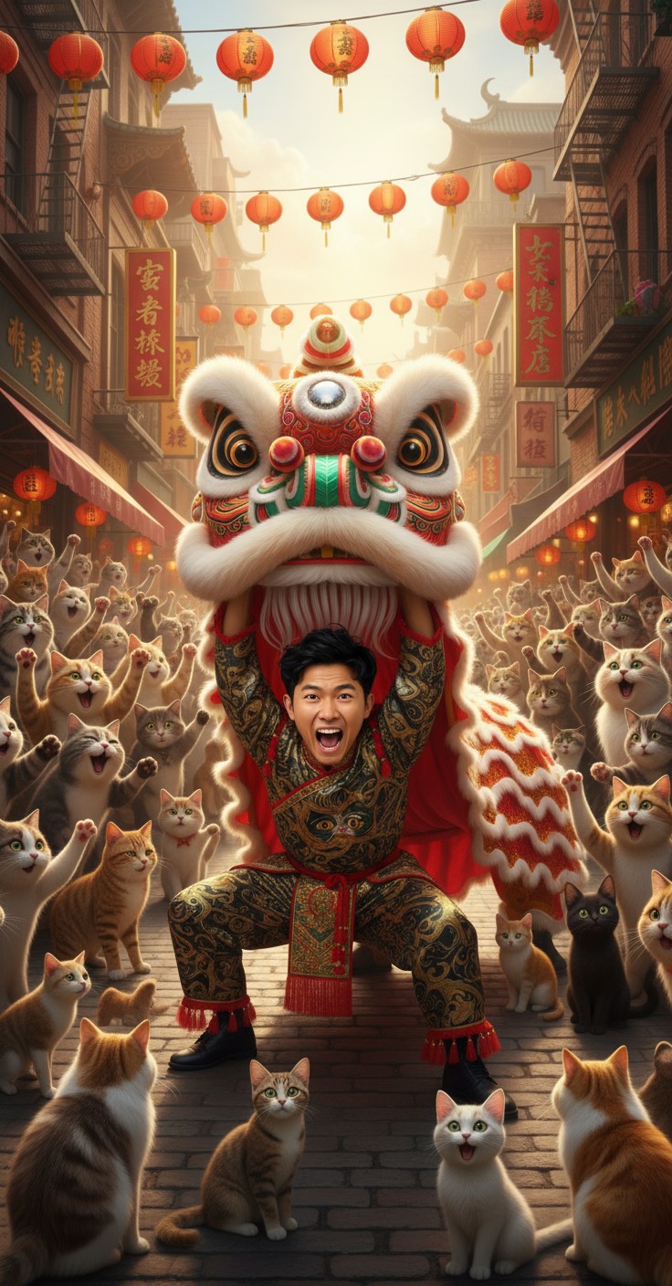 Lion Dance Performance