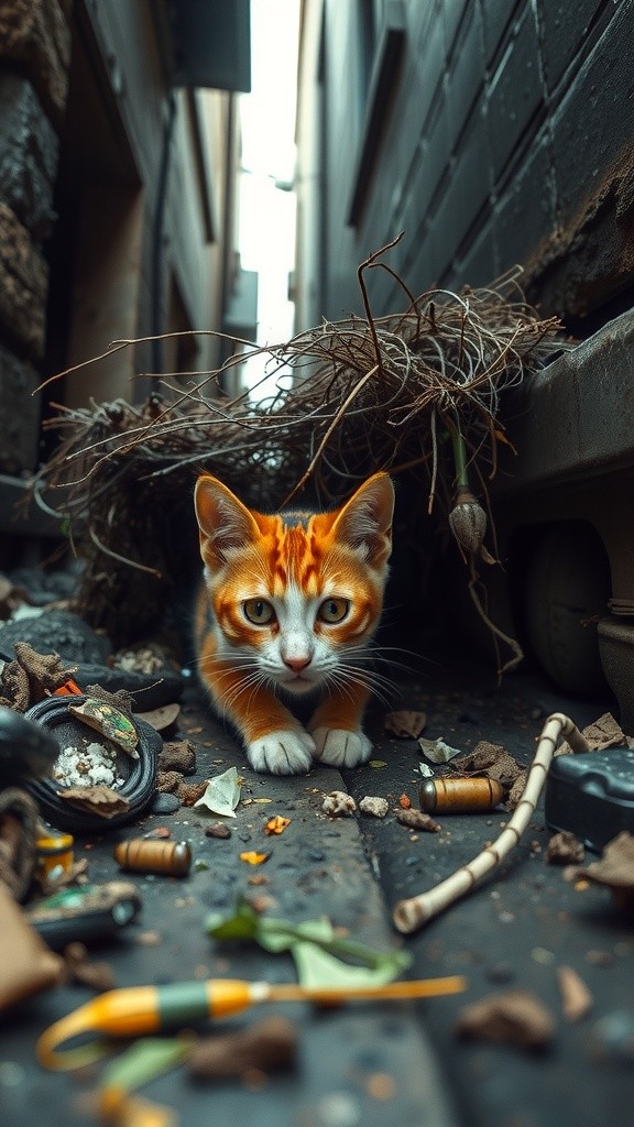Perjuangan Luna: Kisah Induk Kucing yang Tak Pernah Menyerah