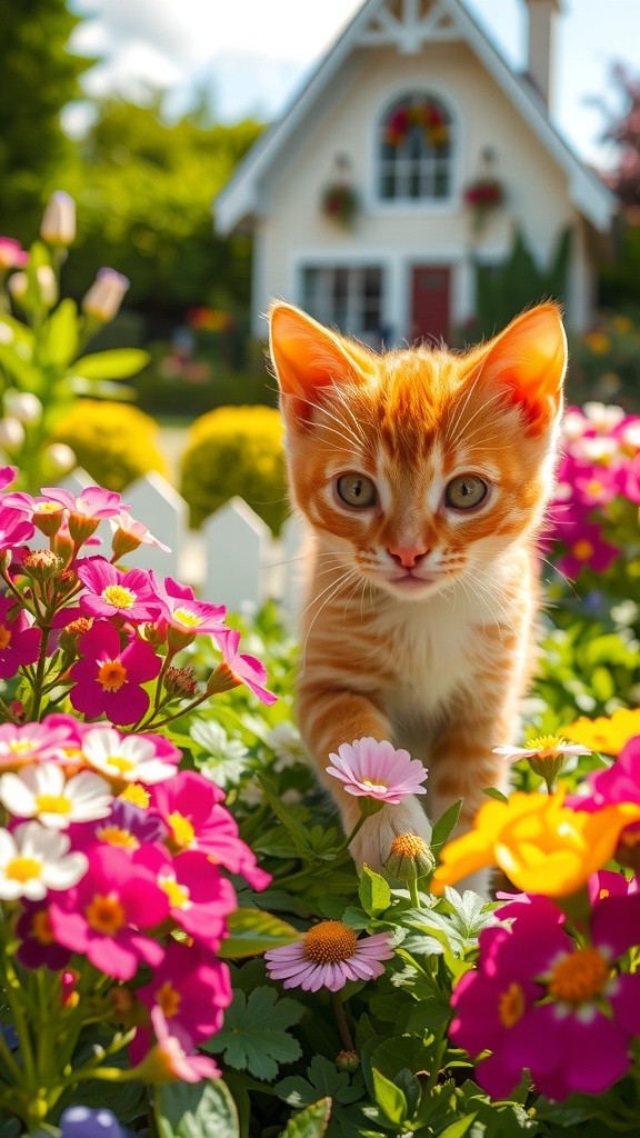A New Friendship: The Stray Cat and the Old Lady