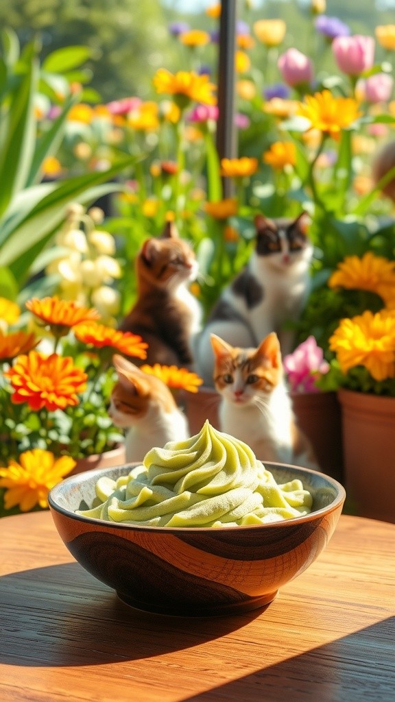 Fresh Green Soft Food for Happy Birds
