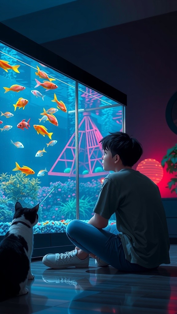 Ikan Glowing vs Miko: Kucing Malang yang Kena Ciprat!