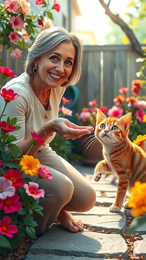 The Old Lady and the Stray Cat