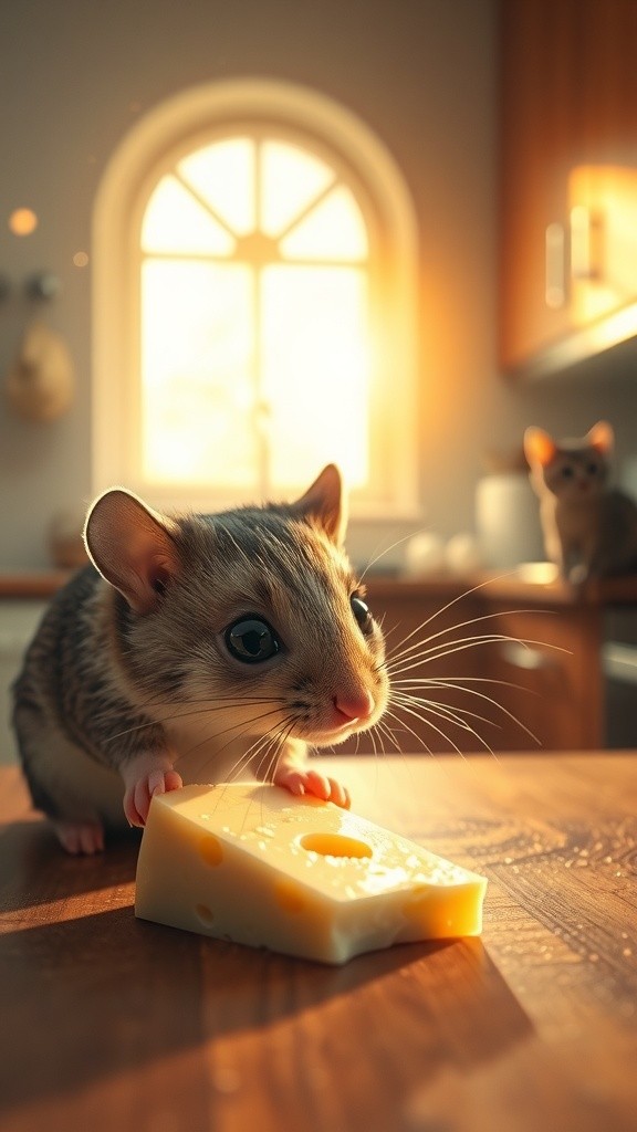 The Tale of Nibbles: A Charming Mouse