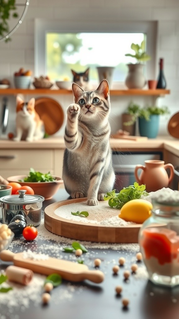 Kitten Culinary Adventure