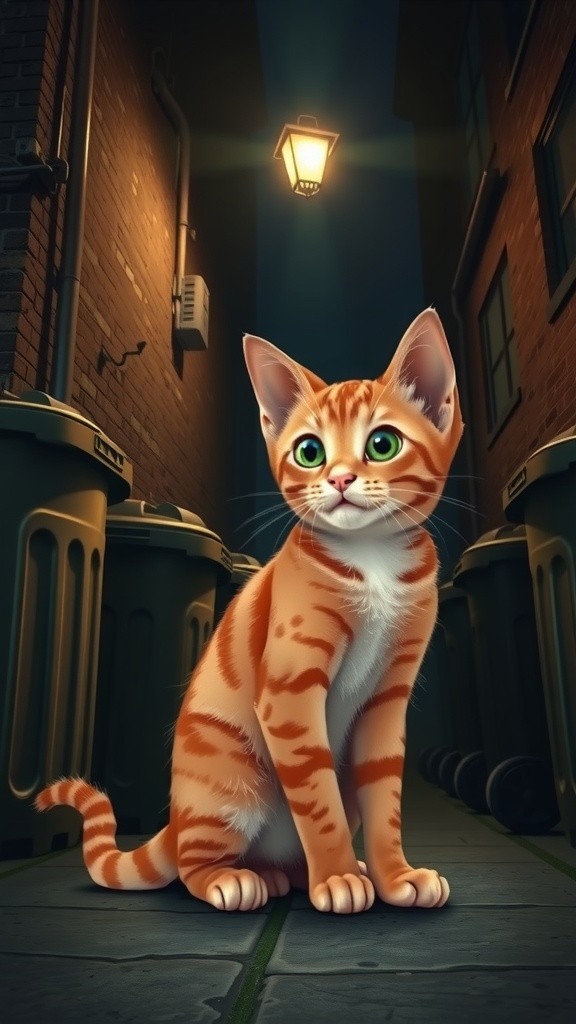 A Stray Cat Comes Home
