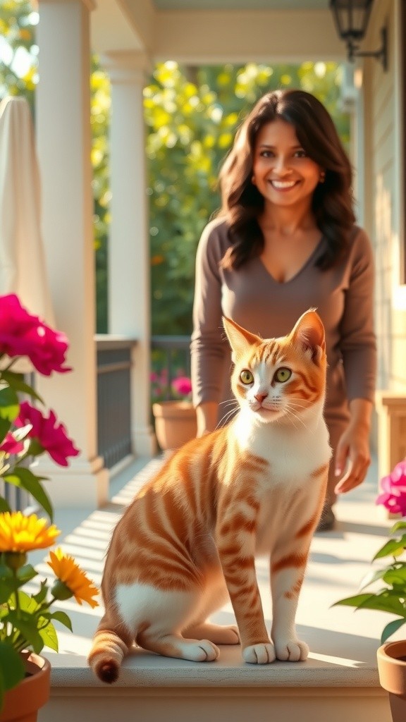 The Stray Cat and the Kind Old Lady