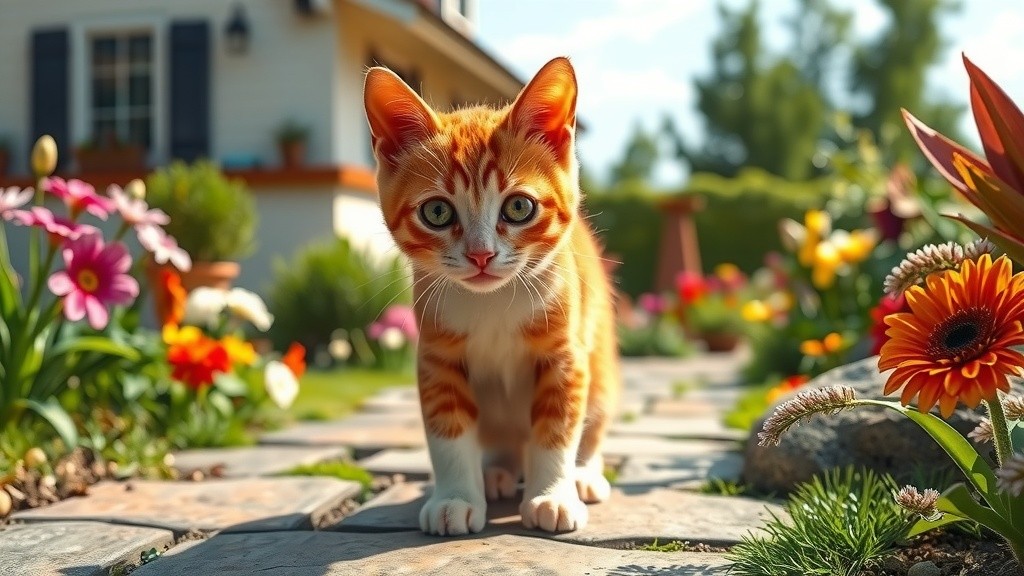 The Stray Cat and the Old Lady