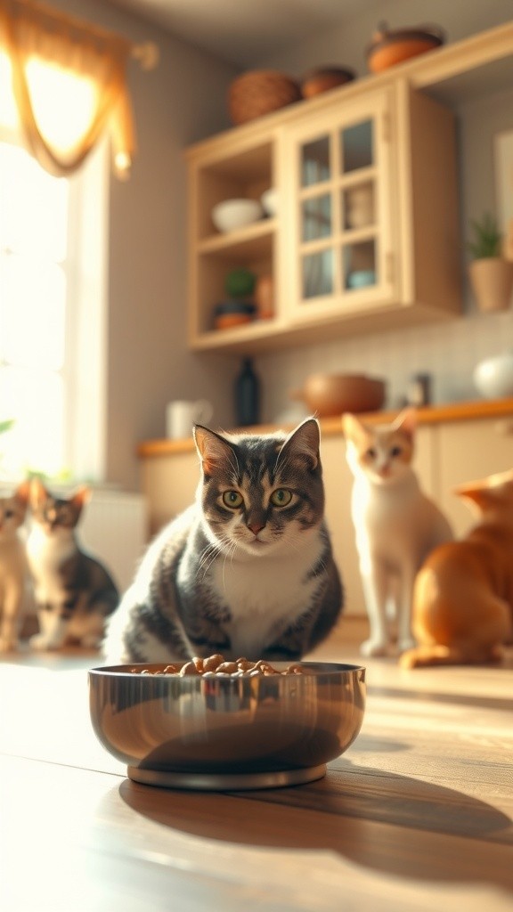 A Day in the Cat Family's Life