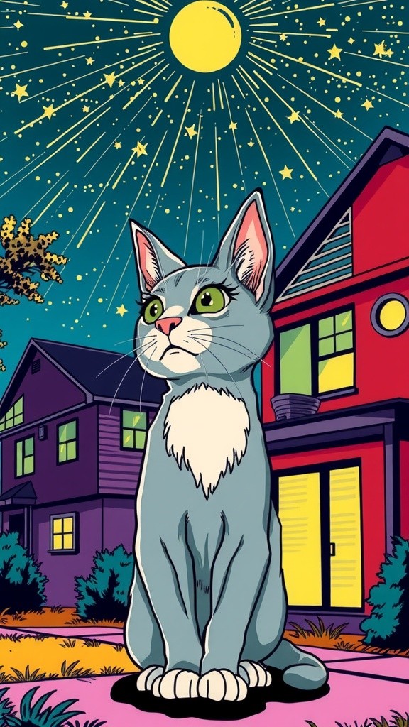 The Curious Cat's Adventure