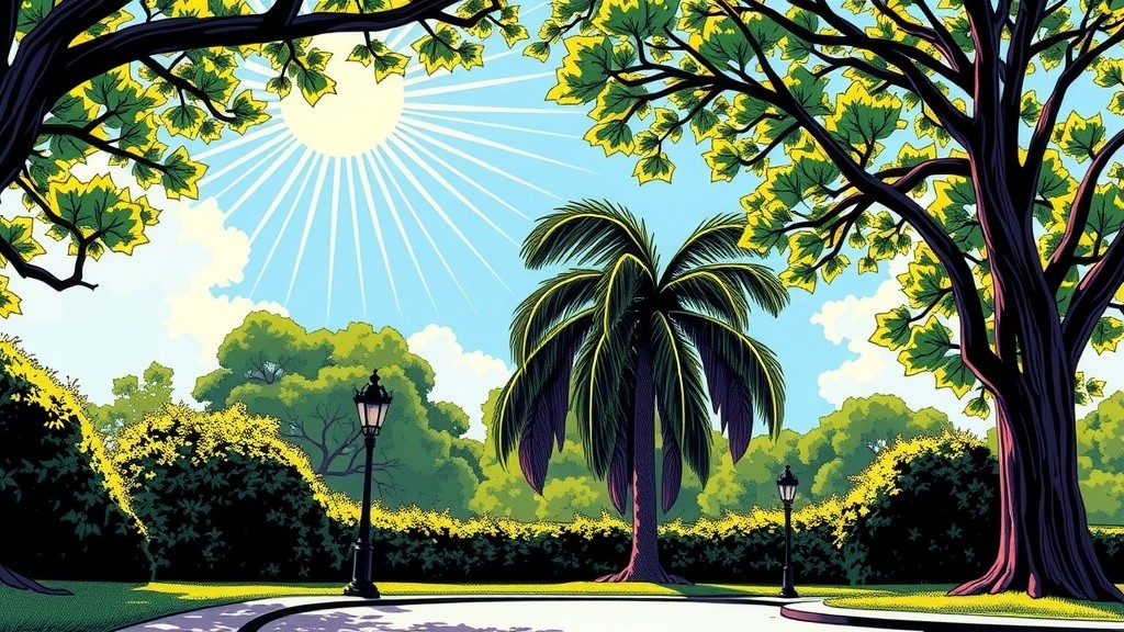 Reflections in a Quiet Park