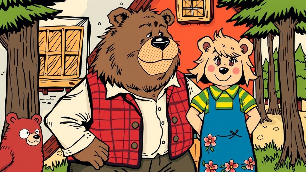 The Bear Family's Garden Adventure
