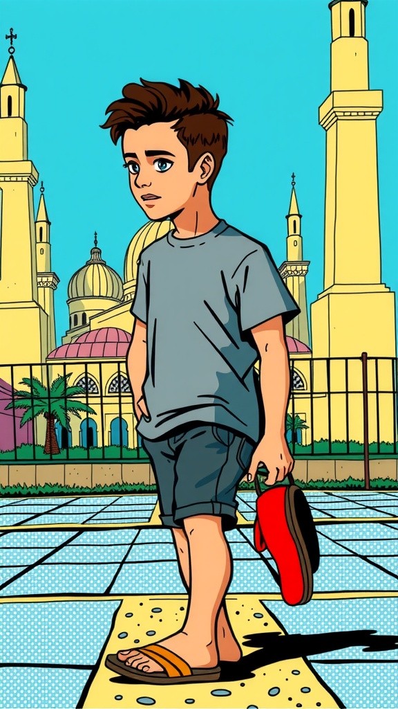 Sandal Hilang, Ternyata di Kaki Sendiri!