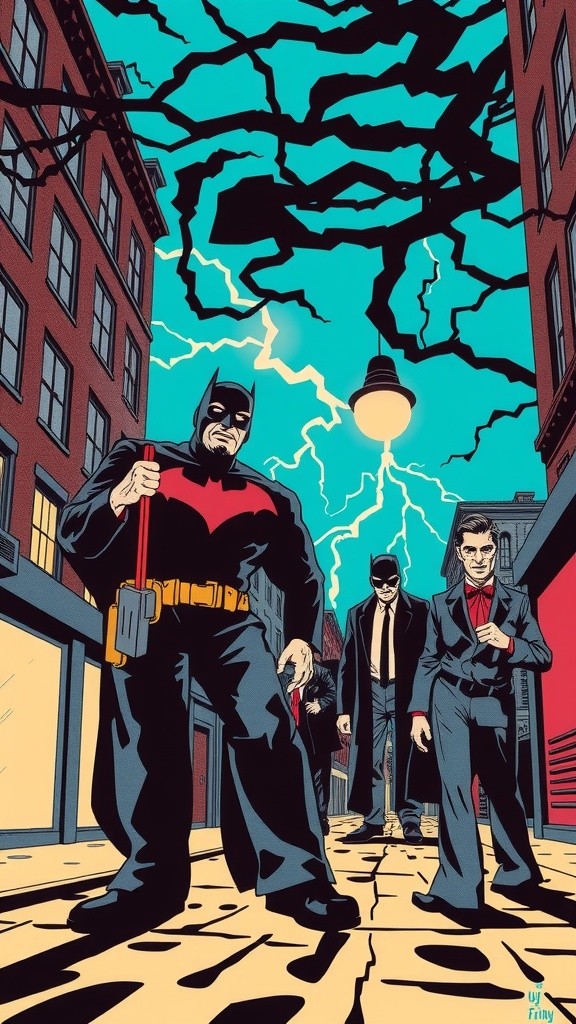 Spiderman vs. Villains: A Stormy Showdown