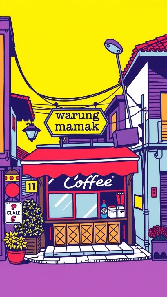 Kucing Agresif dan Maling Malang di Warung Mamak
