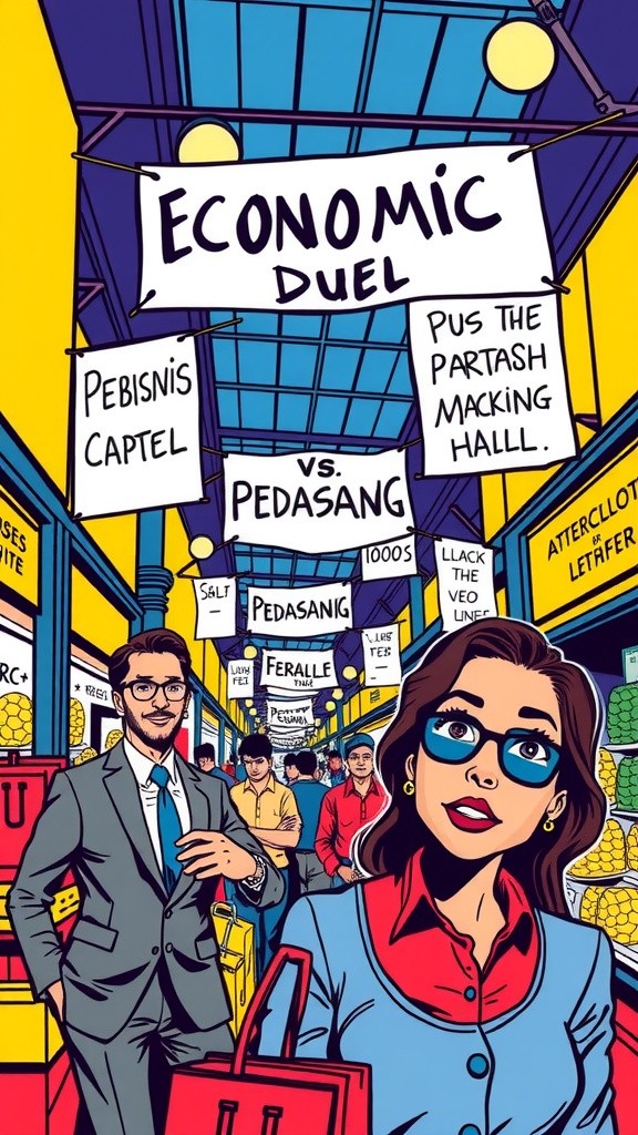 Duel Ekonomi: Pebisnis vs. Pedagang