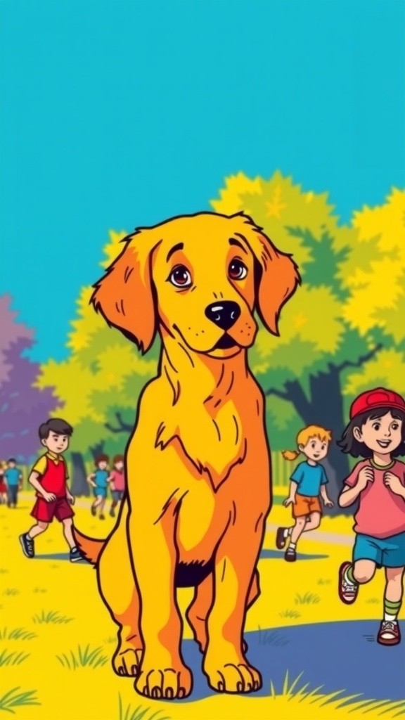 Dog Becomes Hero: A 10-Word Adventure!
