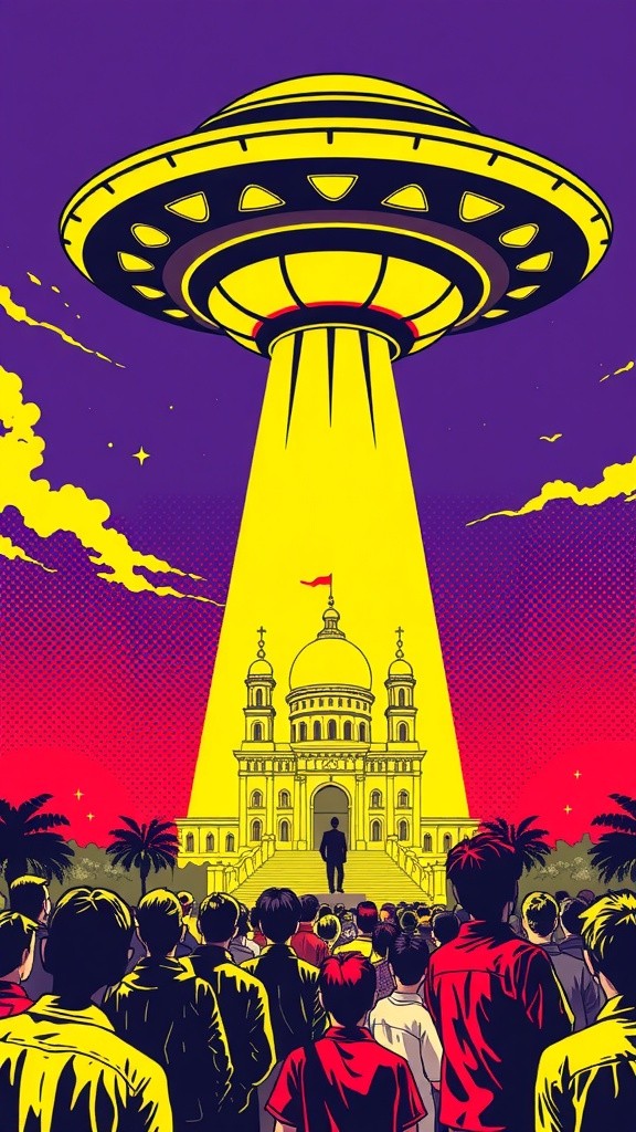Alien Ngidam Cilok: Hari Unik di Monas