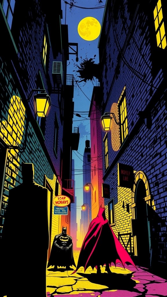 Batman and Spider-Woman vs. Joker and Green Goblin