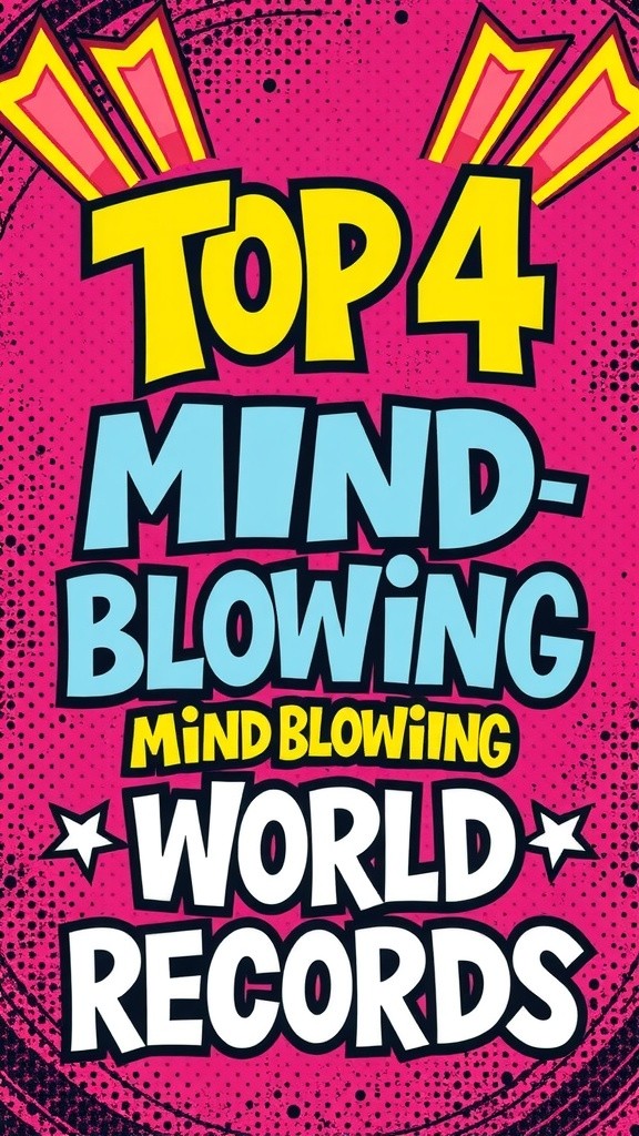 Top 4 Most Mind-Blowing World Records!