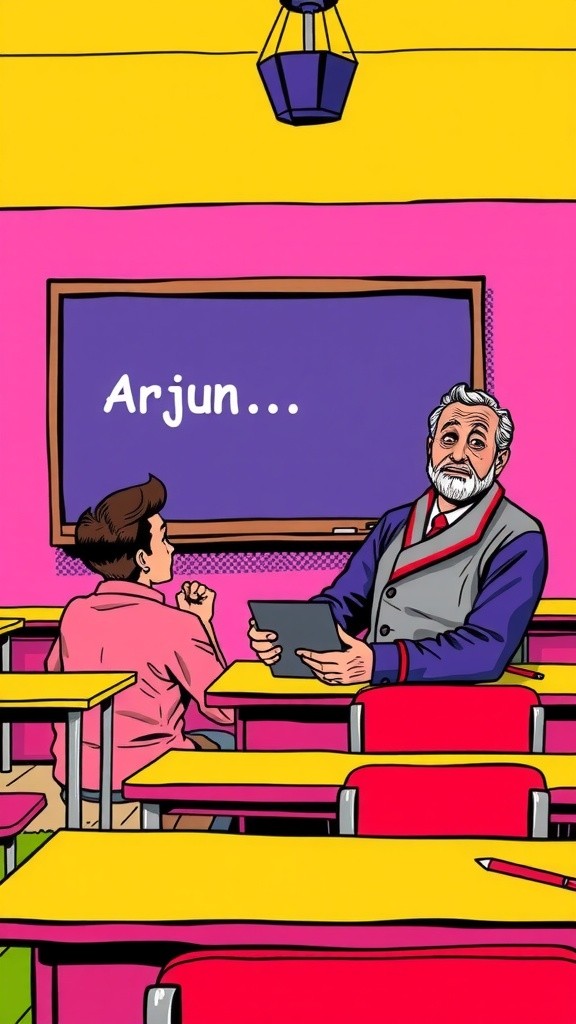 दो दोस्तों के बीच पेंसिल का विवाद