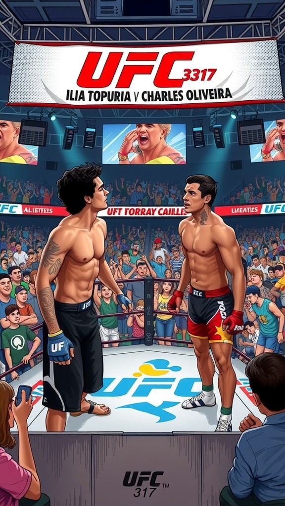 Ilia Topuria's Dominating Win Over Charles Oliveira at UFC 317