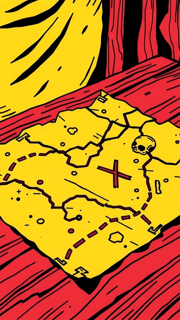 Peta Misterius Menuju Harta Karun!