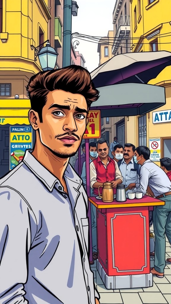 चाय की मुलाकात: एक मौन संवाद