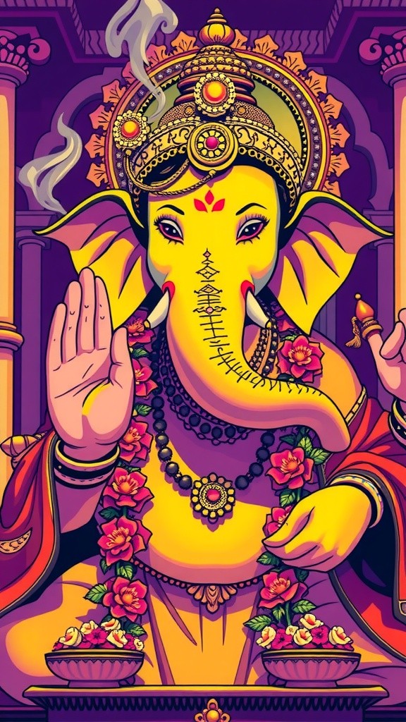 In the Presence of Lord Ganesha: A Sacred Morning at the Temple