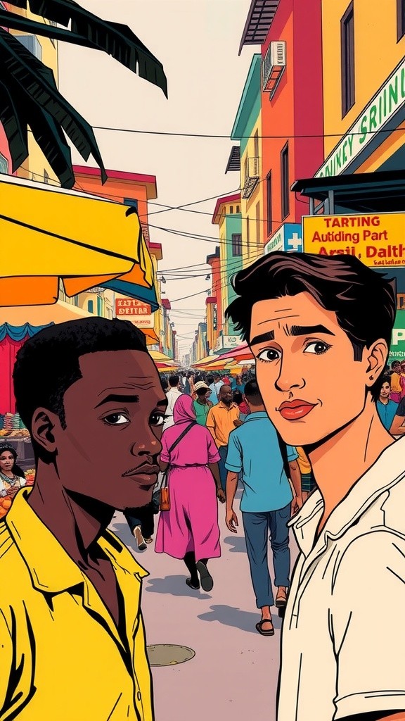 Un Amour Inattendu au Marché d'Abidjan