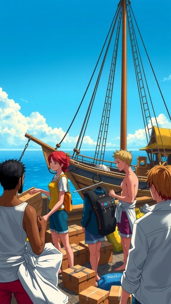 Straw Hats Set Sail for the Grand Line!