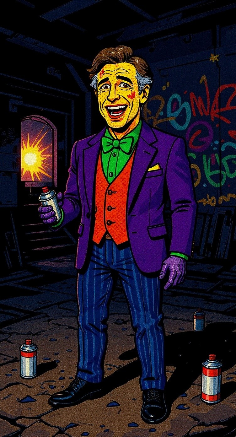 Batman and Spider-Man vs. Joker and Green Goblin