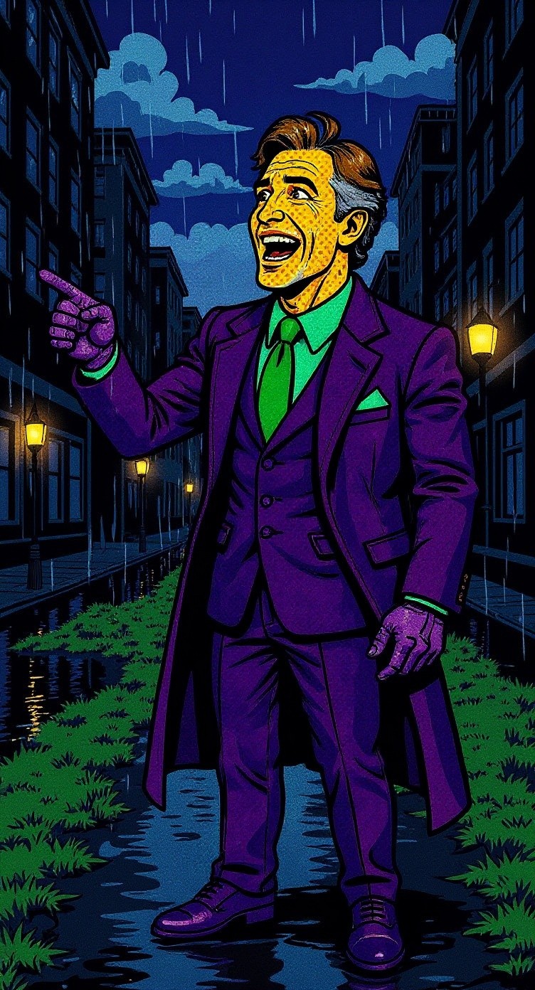 Batman and Spider-Man vs. Joker and Green Goblin