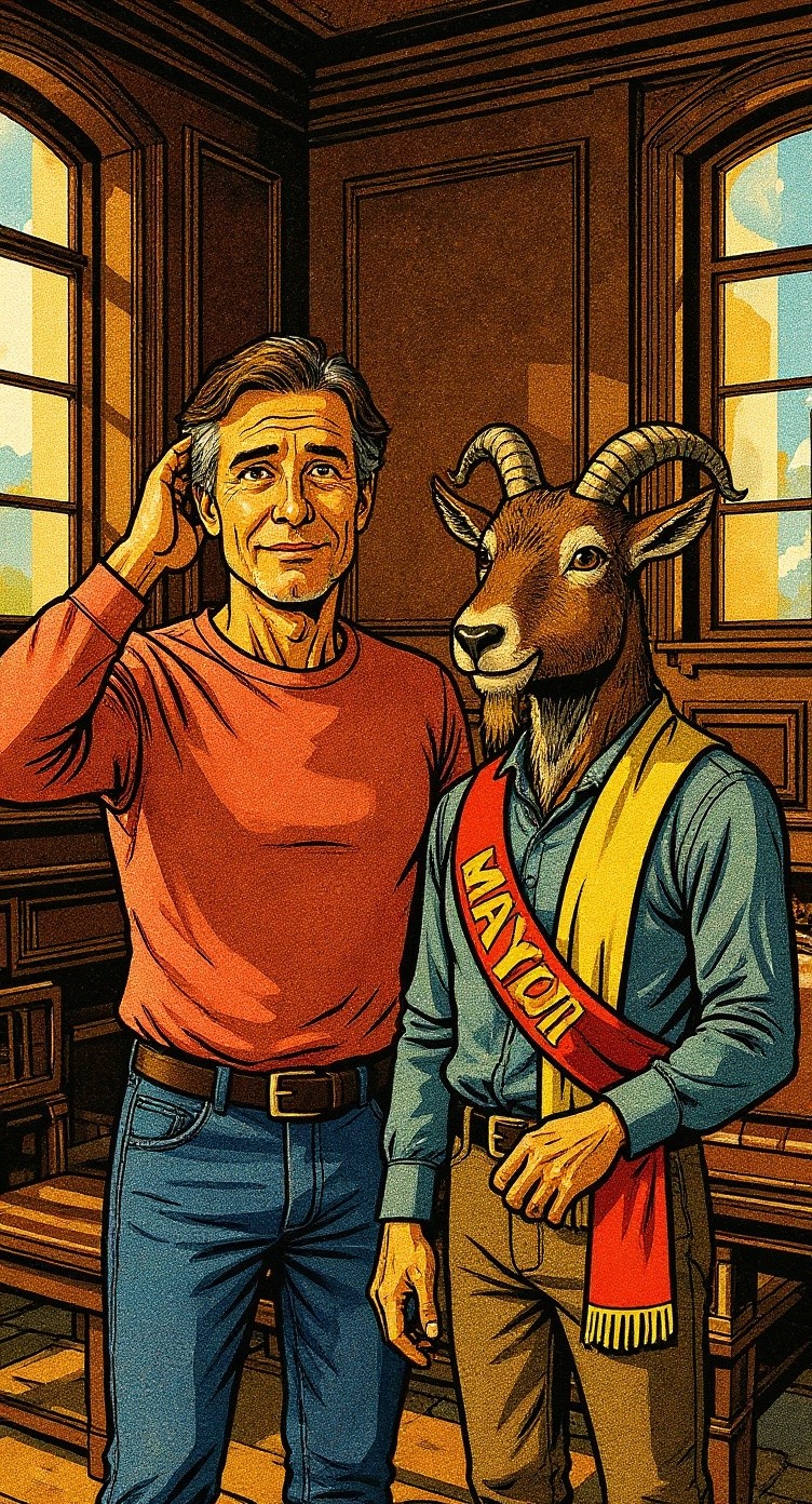 The Goat Mayor of Lajitas, Texas!