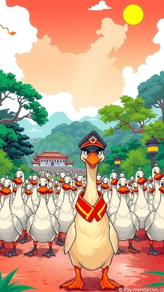 China's Feathered Army: Ducks to the Rescue!