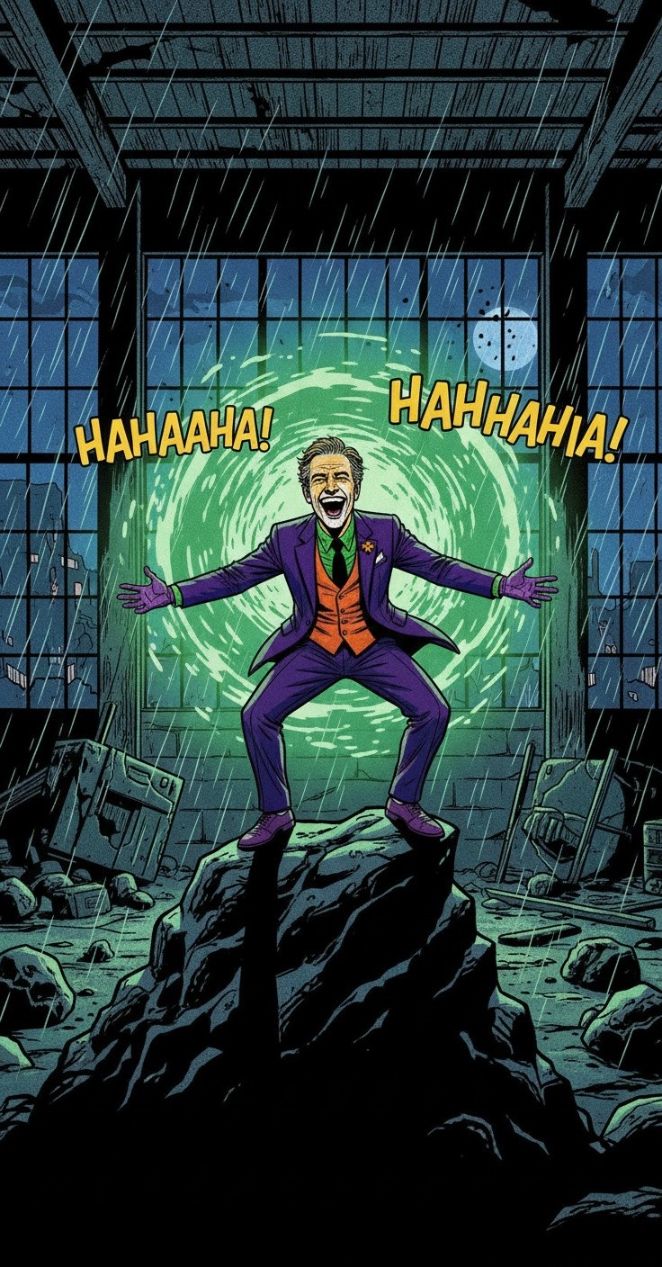 Batman and Spider-Man vs. Joker and Green Goblin