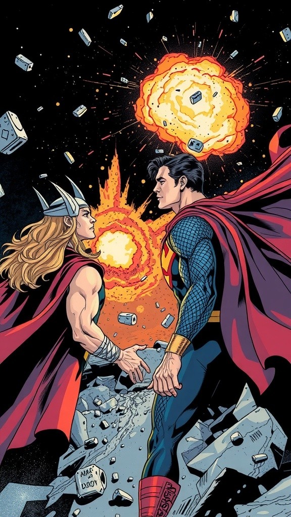 Heroes Face Darkseid: The Ultimate Crisis! ⚔️🌌 #Shorts #Marvel #DC