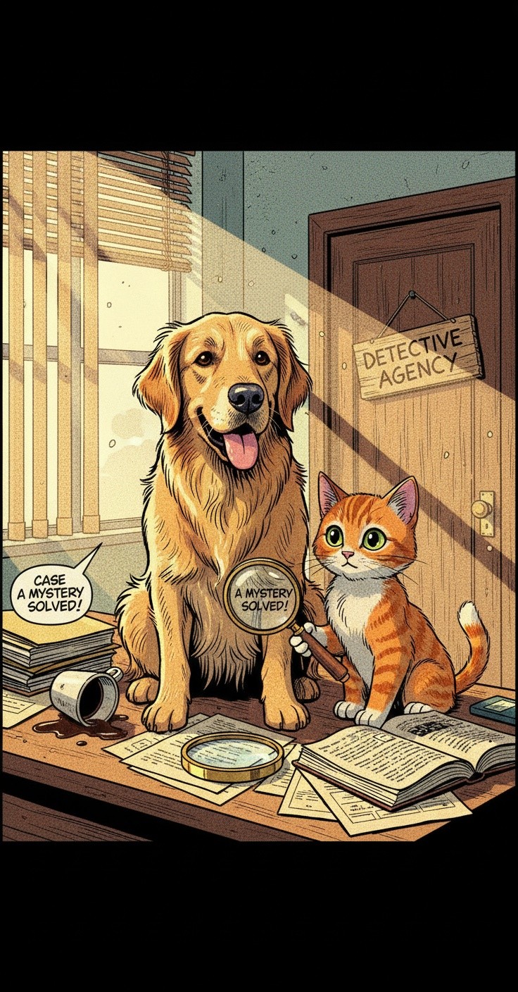 Pawsitive Accidents: A Detective Duo's Misadventures