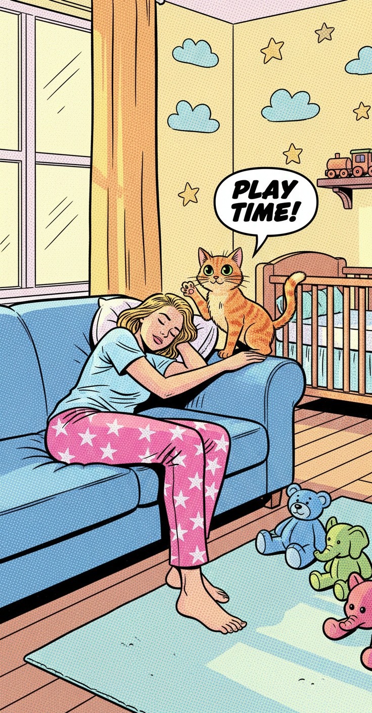 Cats, Comedy, and Babies: A Fun Mix!
