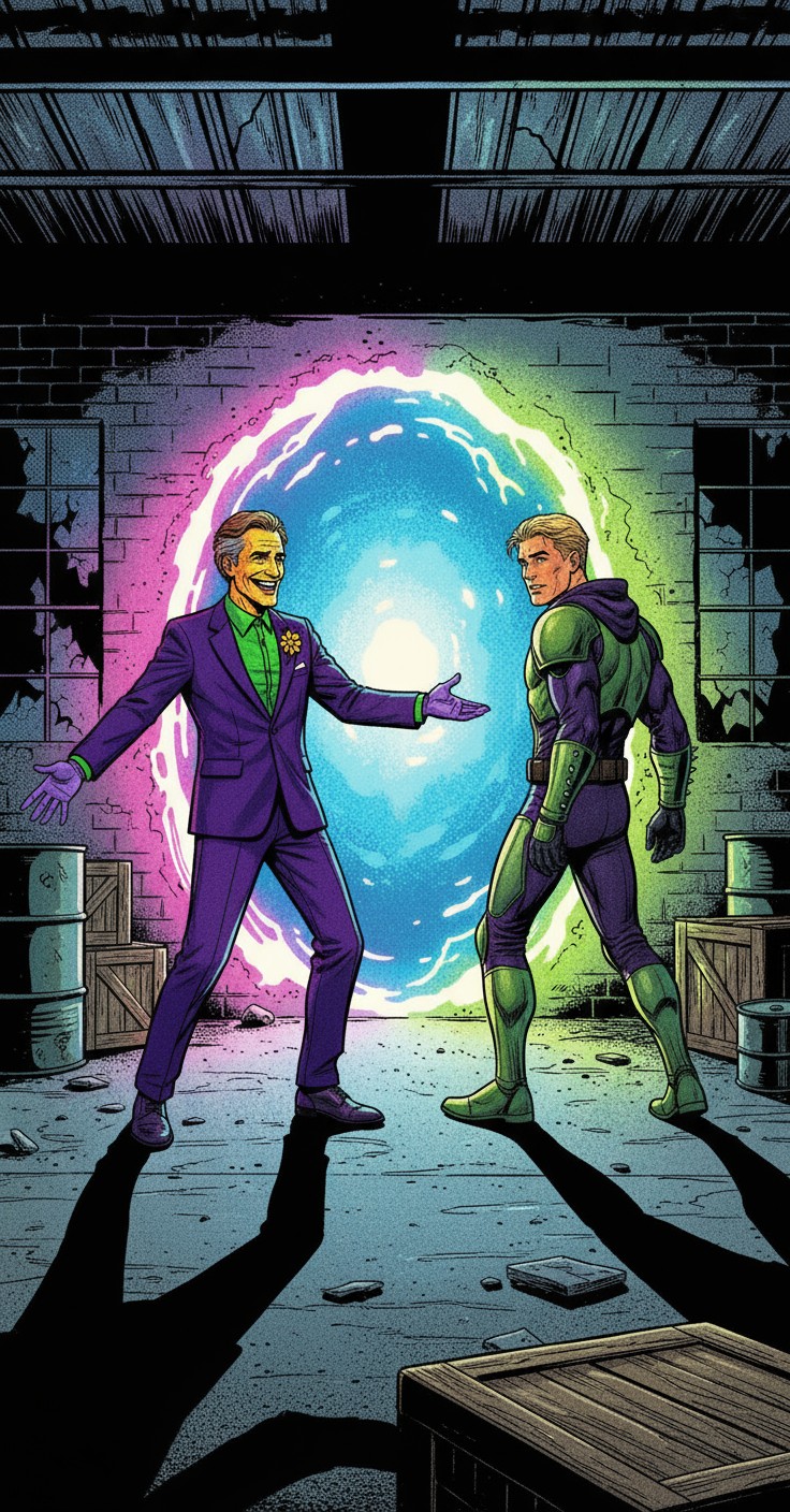 Batman and Spider-Man Unite Against the Joker and Green Goblin