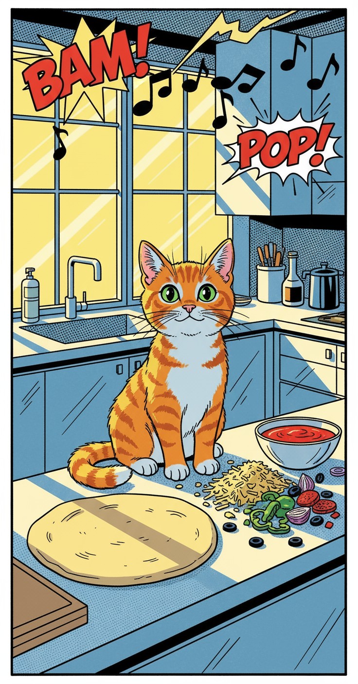 Chef Whiskers' Pizza Cat-astrophe!