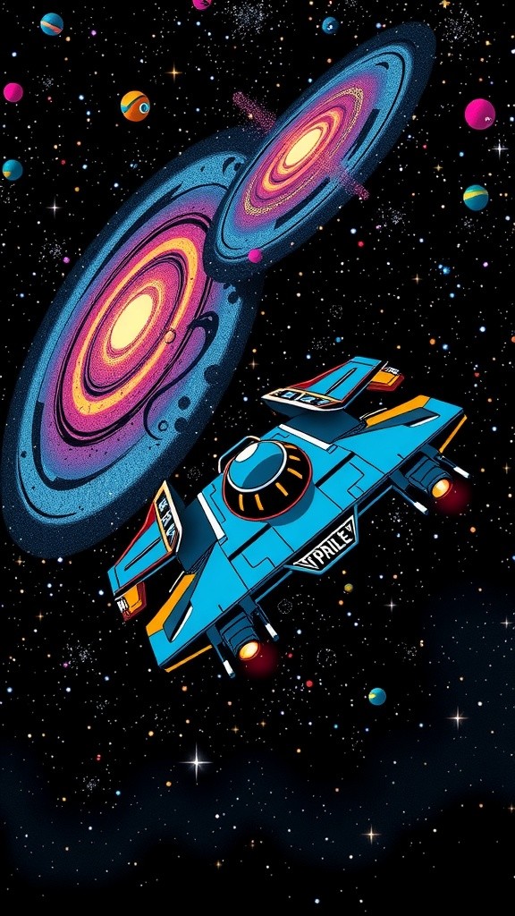 Hyperspace Chaos with Captain Eva and Princess the Cat