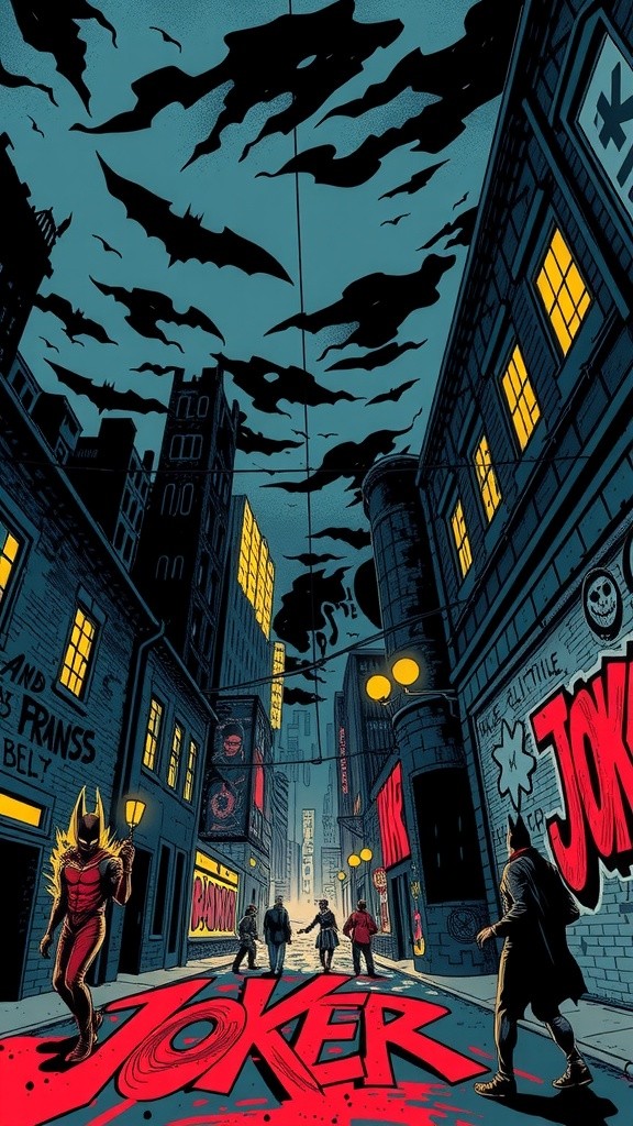 Batman and Spider-Man vs. Joker and Green Goblin