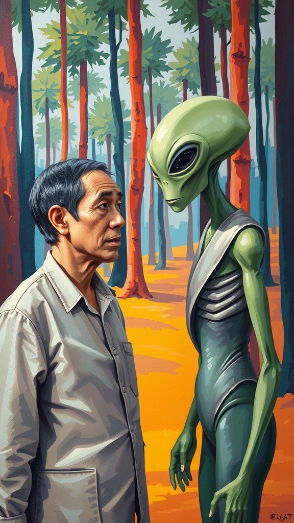 Alien's Favorite Human Invention: The Internet