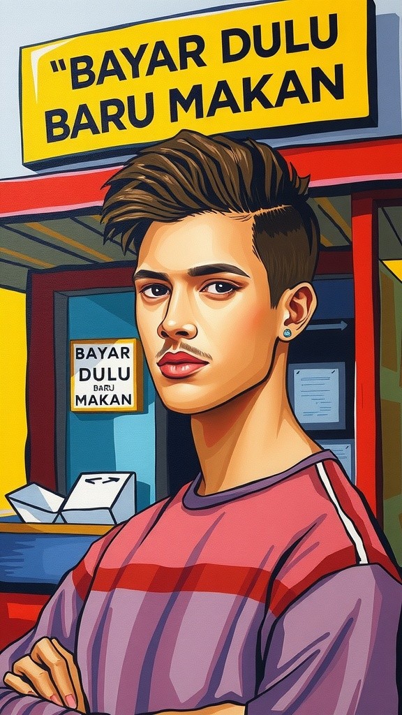 Bayar Dulu, Makan Kemudian: Komedi Warung Budi