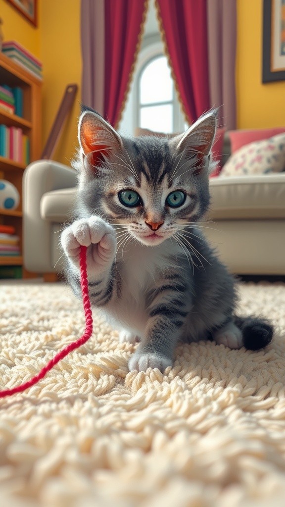 Kucing Kecil yang Ceria: Petualangan Miko Sehari-hari!