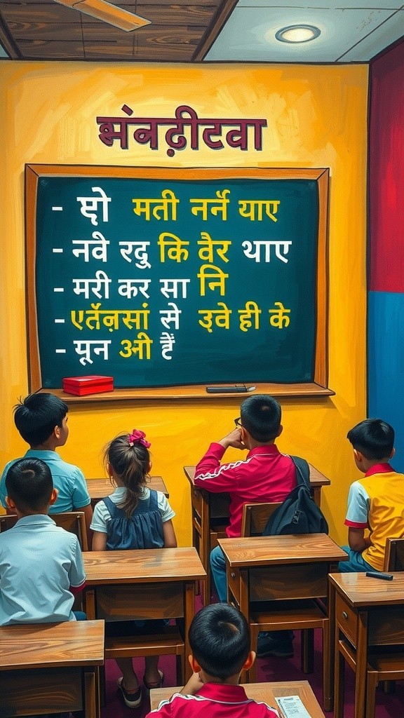 खुश बच्चे: रंगीन अक्षर सीखें!
